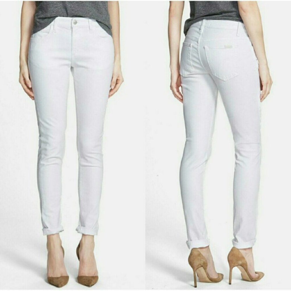 JOE’S JEANS white 'Spotless' Boyfriend Slim jeans (Annie)